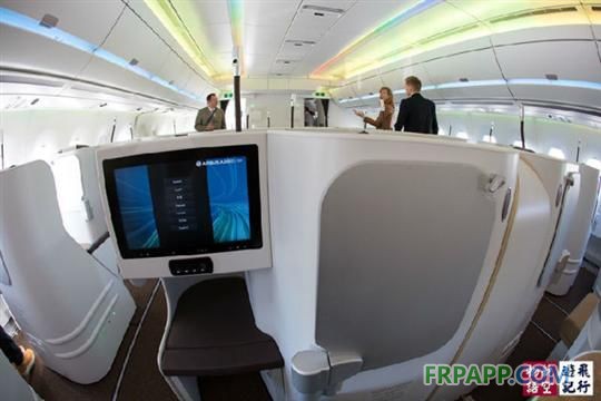媒體揭秘空中客車公司最新A350豪華客機(jī)